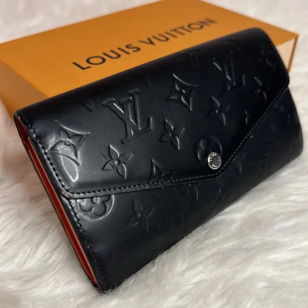 💯Authentic Louis Vuitton Vernis Impriente Long Wallet🍀